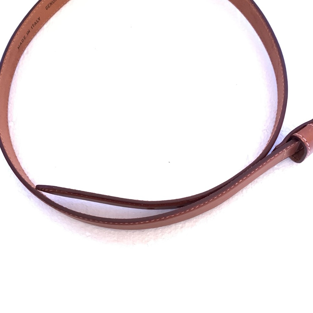 Brown Italian Leather Belt Size 38